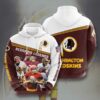 Sports American Football Nfl Washington Redskins Usa Sport All Over Print Hoodie 3D 0