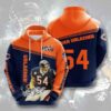 Sports American Nfl Chicago Bears Brian Urlacher 3D All Over Print Zip Up Hoodie Option Sports American NFL Chicago Bears Brian Urlacher 3D All Over Print Zip up Hoodie Option 1