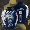 Sports American Nfl Dallas Cowboys Ezekiel Elliott 3D All Over Print Zip Up Hoodie Option Sports American NFL Dallas Cowboys Ezekiel Elliott 3D All Over Print Zip up Hoodie Option 1