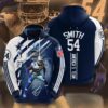 Sports American Nfl Dallas Cowboys Jaylon Smith 3D All Over Print Zip Up Hoodie Option Sports American NFL Dallas Cowboys Jaylon Smith 3D All Over Print Zip up Hoodie Option 1