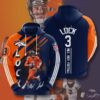 Sports American Nfl Denver Broncos Drew Lock 3D All Over Print Zip Up Hoodie Option Sports American NFL Denver Broncos Drew Lock 3D All Over Print Zip up Hoodie Option 1