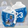 Sports American NFL Detroit Lions Darius Slay 3D All Over Print Zip up Hoodie Option 1