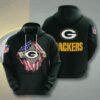 Sports American Nfl Green Bay Packers 3D All Over Print Zip Up Hoodie Option Sports American NFL Green Bay Packers 3D All Over Print Zip up Hoodie Option 1