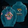 Sports American NFL Jacksonville Jaguars 3D All Over Print Zip up Hoodie Option 1