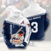Sports Baseball Mlb Atlanta Braves Dale Murphy Usa Hoodie 3D 0