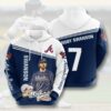 Sports Baseball Mlb Atlanta Braves Dansby Swanson Usa Hoodie 3D 0