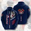 Sports Baseball Mlb Atlanta Braves Usa All Over Print Hoodie 3D 0