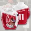 Sports Baseball Mlb Cincinnati Reds Barry Larkin Usa Hoodie 3D Sports Baseball Mlb Cincinnati Reds Barry Larkin Usa Hoodie 3D 0