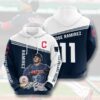 Sports Baseball Mlb Cleveland Indians Josu00e9 Ramu00edrez Usa Hoodie 3D 0