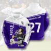 Sports Baseball Mlb Colorado Rockies Trevor Story Usa Hoodie 3D 0