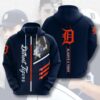 Sports Baseball Mlb Detroit Tigers Usa Sport All Over Print Hoodie 3D 3 0