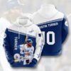 Sports Baseball Mlb Los Angeles Dodgers Justin Turner Usa Hoodie 3D Sports Baseball Mlb Los Angeles Dodgers Justin Turner Usa Hoodie 3D 0