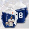 Sports Baseball Mlb New York Mets Darryl Strawberry Usa Hoodie 3D 0