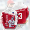 Sports Baseball Mlb Philadelphia Phillies Usa Sport All Over Print Hoodie 3D 3 0