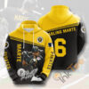 Sports Baseball Mlb Pittsburgh Pirates Starling Marte Usa Hoodie 3D 0
