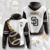 Sports Baseball Mlb San Diego Padres Usa Sport All Over Print Hoodie 3D 0