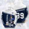Sports Baseball Mlb Tampa Bay Rays Kevin Kiermaier Usa Hoodie 3D 0