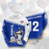 Sports Baseball Mlb Toronto Blue Jays Roberto Alomar Usa Hoodie 3D 0