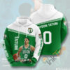 Sports Basketball Nba Boston Celtics Usa Hoodie 3D 0