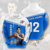 Sports Basketball Nba Oklahoma City Thunder Steven Adams Usa Hoodie 3D 0