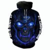 St. Louis Blues Halloween Hoodie 3D Skulls Pullover Nhl St Louis Blues Halloween Hoodie 3D Skulls Pullover Nhl 0