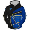 St Louis Blues Hoodie 3D Zip Hoodie Gift for Fans 0
