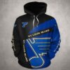 St Louis Blues NHL 3D All Over Print Zip up Hoodie Option 1