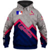 St Louis Cardinals Hoodie 3D Baseball Zip Hoodie for Fans 0