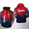 St Louis Cardinals MLB Team US 3D Hoodie Zipper Hoodie 0