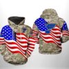 St. Louis Blues NHL US FLag Camo Veteran 3D All Over Print Zip up Hoodie Option 1