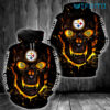 Steelers Hoodie 3D Cool Skull Steelers Logo Pittsburgh Steelers Gift 0