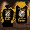 Steelers Hoodie 3D Once A Steeler Always A Steeler Pittsburgh Steelers Gift 0