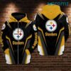 Steelers Zip Up Hoodie 3D Color Block All Over Print Pittsburgh Steelers Gift 0