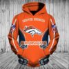 Stocktee Nfl Football Denver Broncos 3D All Over Print Zip Up Hoodie Option Stocktee NFL Football Denver Broncos 3D All Over Print Zip up Hoodie Option 1
