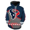 Stocktee NFL Football Houston Texans Limited Edition Men s And Women s 3D All Over Print Zip up Hoodie Option 1