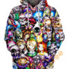 Stranger Masks Hoodie 3D Stranger Masks Hoodie 3D 0
