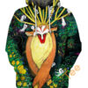Studio Ghibli Deer God Hoodie 3D 0