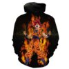 Super Saiyan God Goku Dragon Ball Super Hoodie 3D 0
