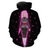 Super Saiyan Rose Goku Black Sexy Lady Dragon Ball Super Women Goku Hoodie 3D 0