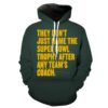Superbowl Packers Trophy Funny Footballs Hoodie 3D Superbowl Packers Trophy Funny Footballs Hoodie 3D 0