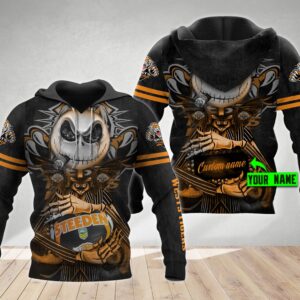 THAHD1247 Yen Personalized Wests Tigers 3D Hoodie Zip Hoodie NRL 3D All Over Print Hoodie Zip Hoodie 1