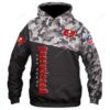 Tampa Bay Buccaneer NFL Military 3D All Over Print Zip up Hoodie Option 1