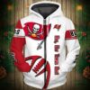 Tampa Bay Buccaneers Hoodie 3D Graphic Balls Zip Hoodie Pullover Tampa Bay Buccaneers Hoodie 3D Graphic Balls Zip Hoodie Pullover 0