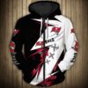Tampa Bay Buccaneers Hoodie Thunder Graphic Gifts for Fans 0
