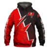 Tampa Bay Buccaneers Hoodie Zigzag Graphic Zip Hoodie Gift for Fans Tampa Bay Buccaneers Hoodie Zigzag Graphic Zip Hoodie Gift for Fans 0