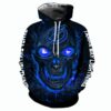 Tampa Bay Lightning Halloween Hoodie 3D Skulls Pullover Nhl Tampa Bay Lightning Halloween Hoodie 3D Skulls Pullover Nhl 0