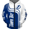 Tampa Bay Lightning Zipper Hoodie Zip Hoodie Pullover Gift for Fans 0