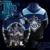 Tampa Bay Rays Custom All Over Print Hoodie 3D Style 1 0