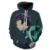 Tanjiro Kamado Demon Slayer Hoodie 3D 0
