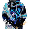 Tanjiro Kamado Waves Hoodie 3D 0